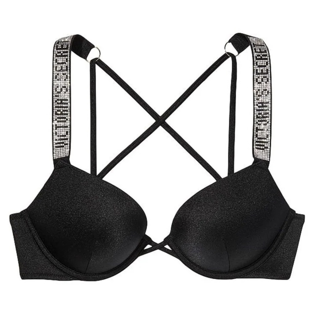 Victoria’s Secret Bombshell Add 2 Cup sizes Shine Bikini top